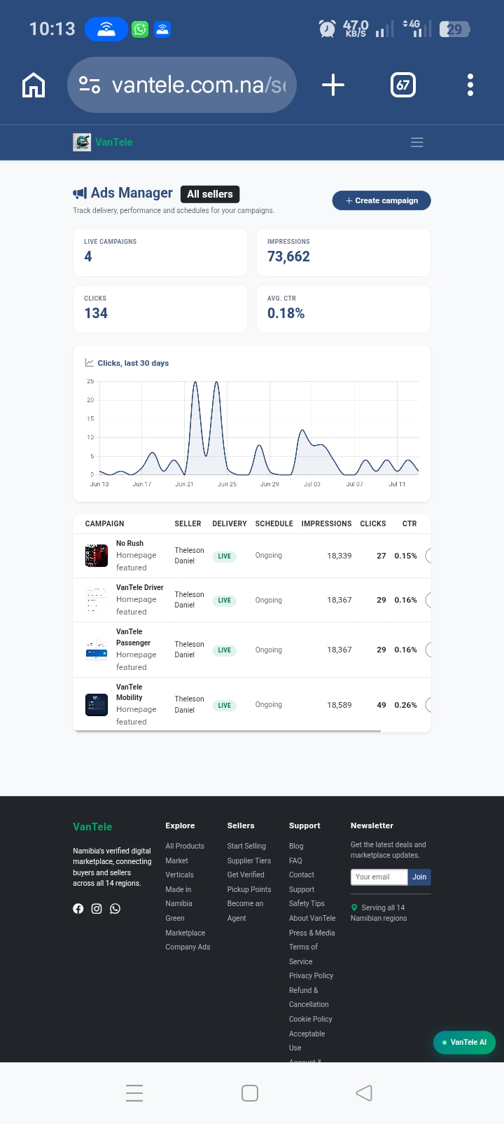 Your ads