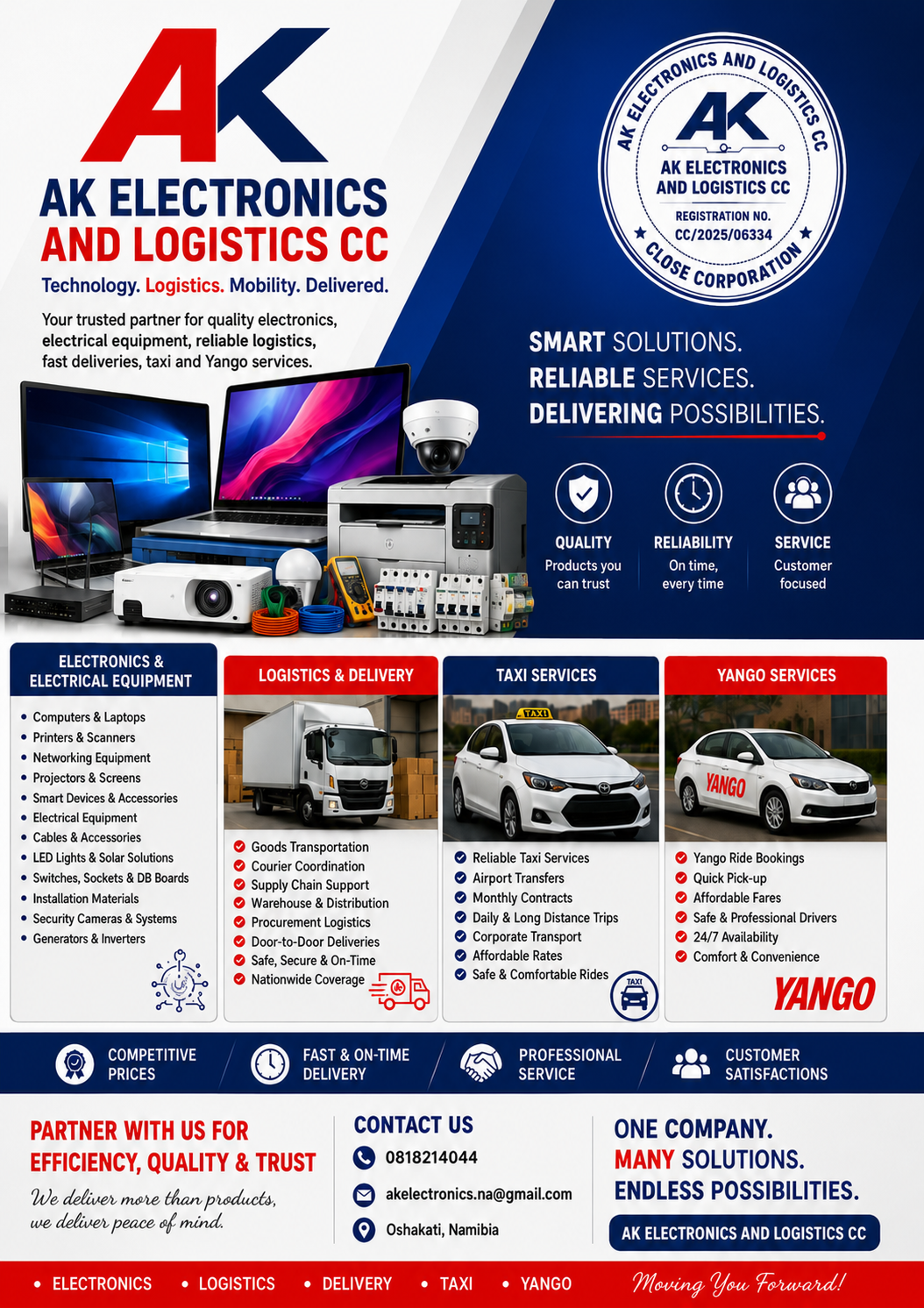 AK ELECTRONICS AND LOGISTICS CC